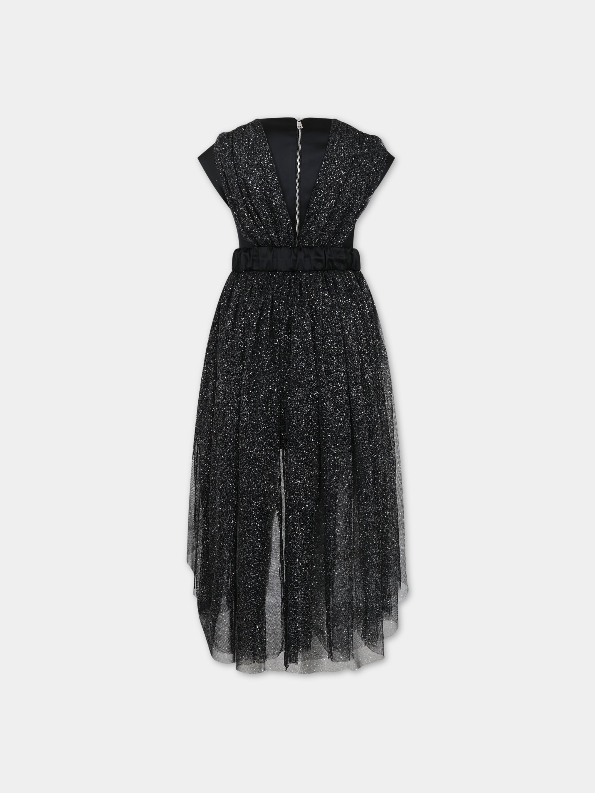 FW23 Edith Lace High Collar Dress in Black (Limited Edition)