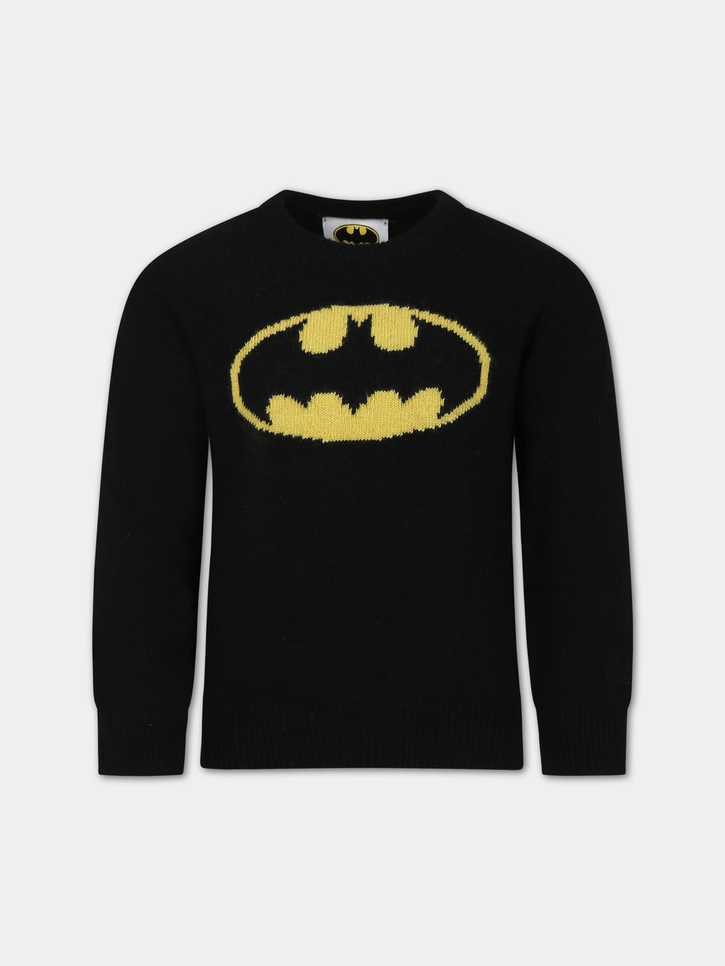 Maglione nero per bambino con Batman