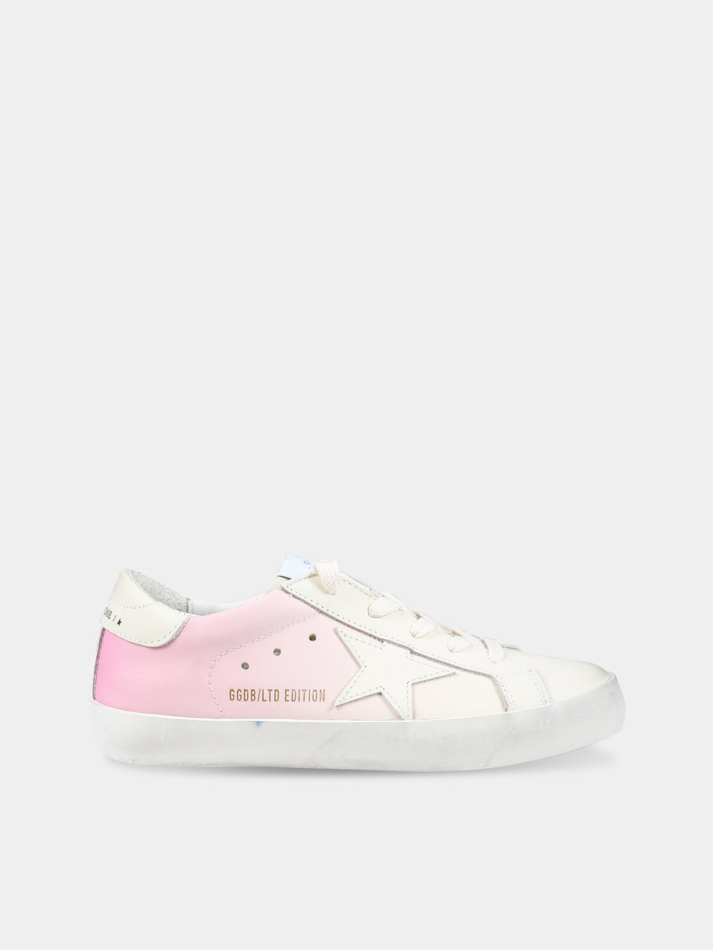 Pink sneakers for girl with star