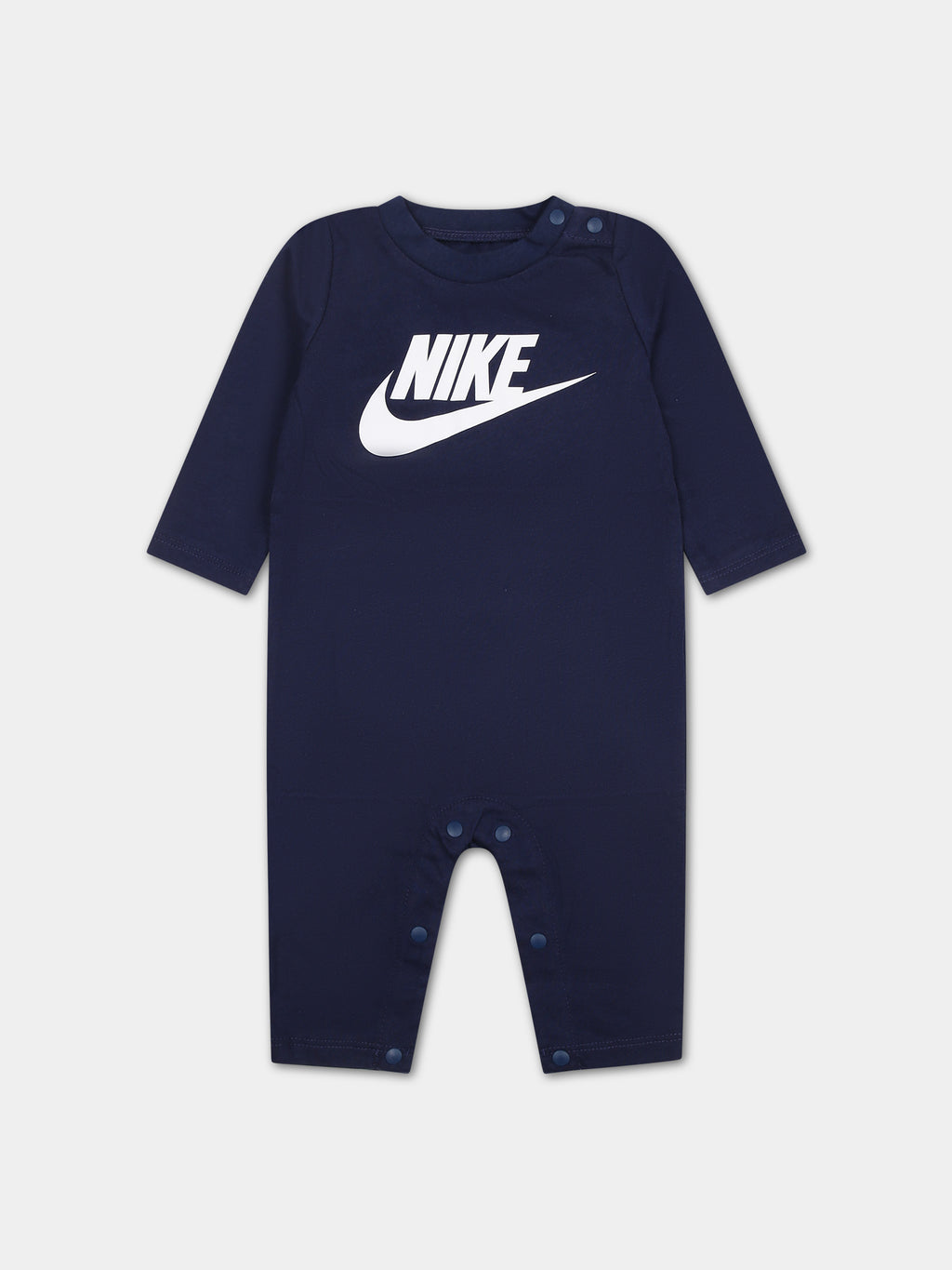 Grènouillère bleue pour bébé garçon avec swoosh