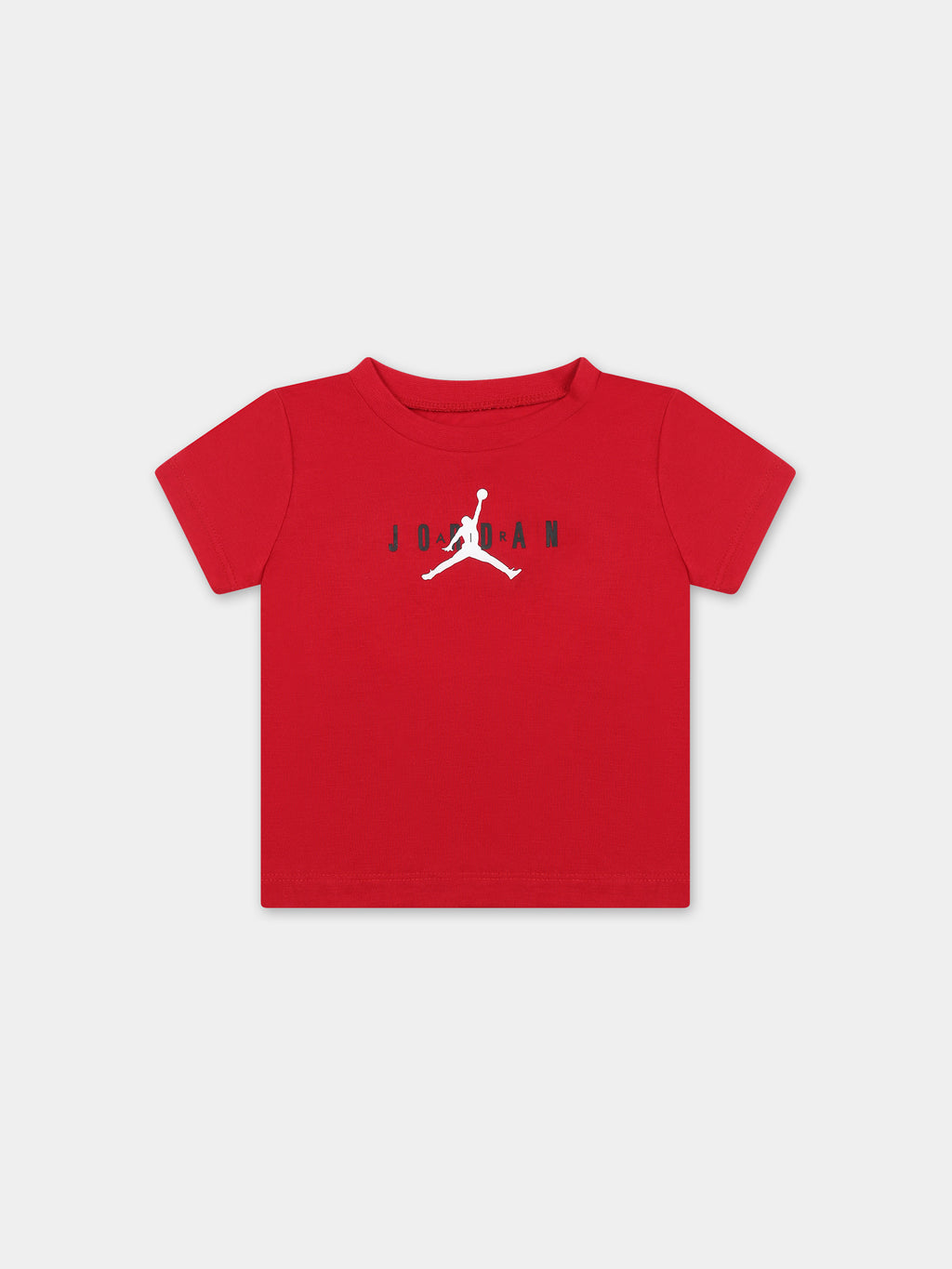 T-shirt rossa per neonato con iconico Jumpman