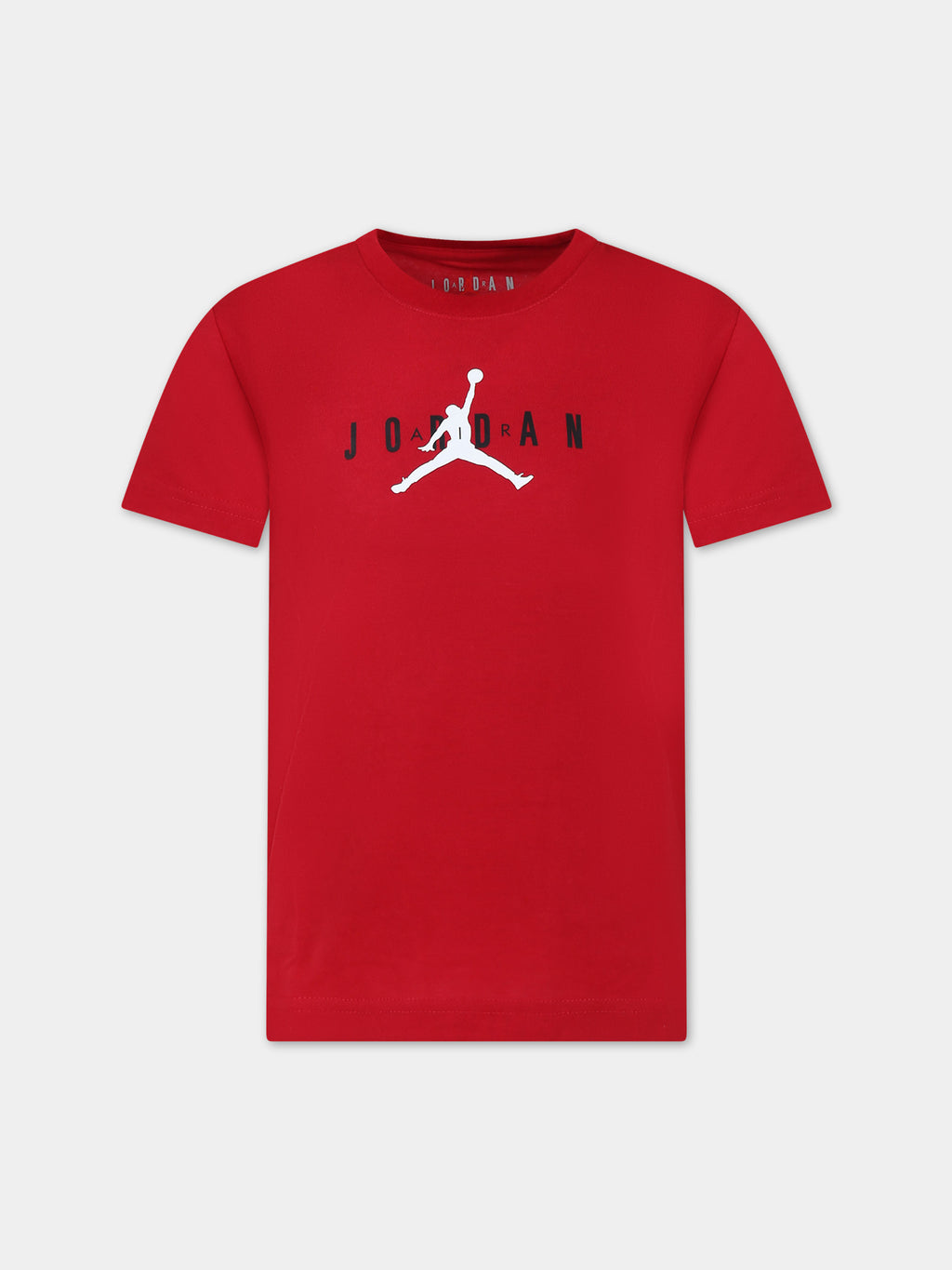 T-shirt rossa per bambino con Jumpman