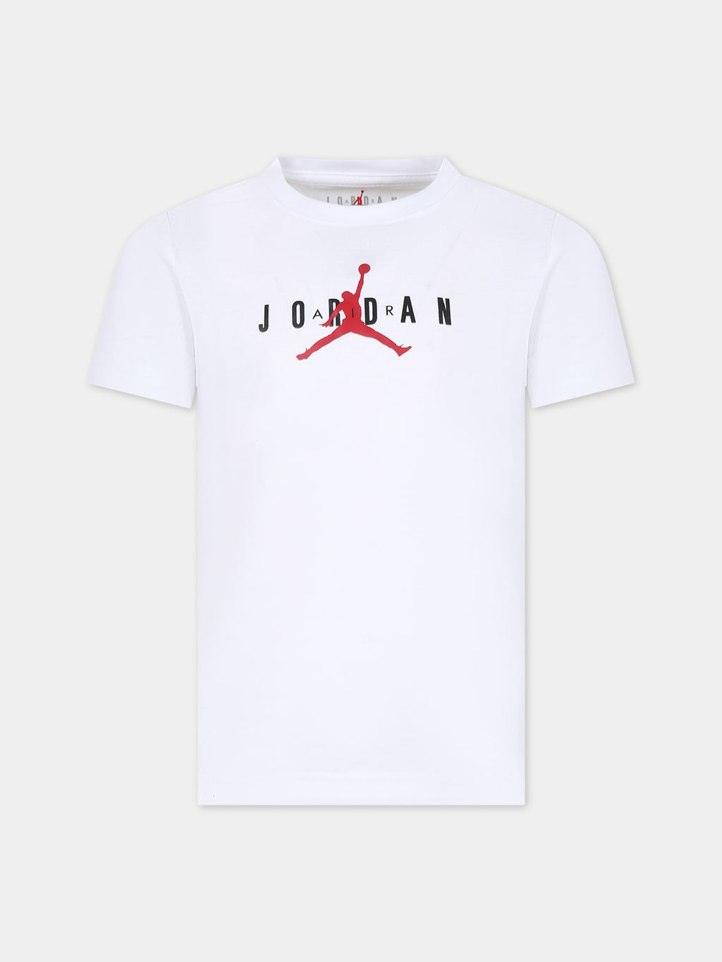 T-shirt blanc pour garçon avec Jumpman