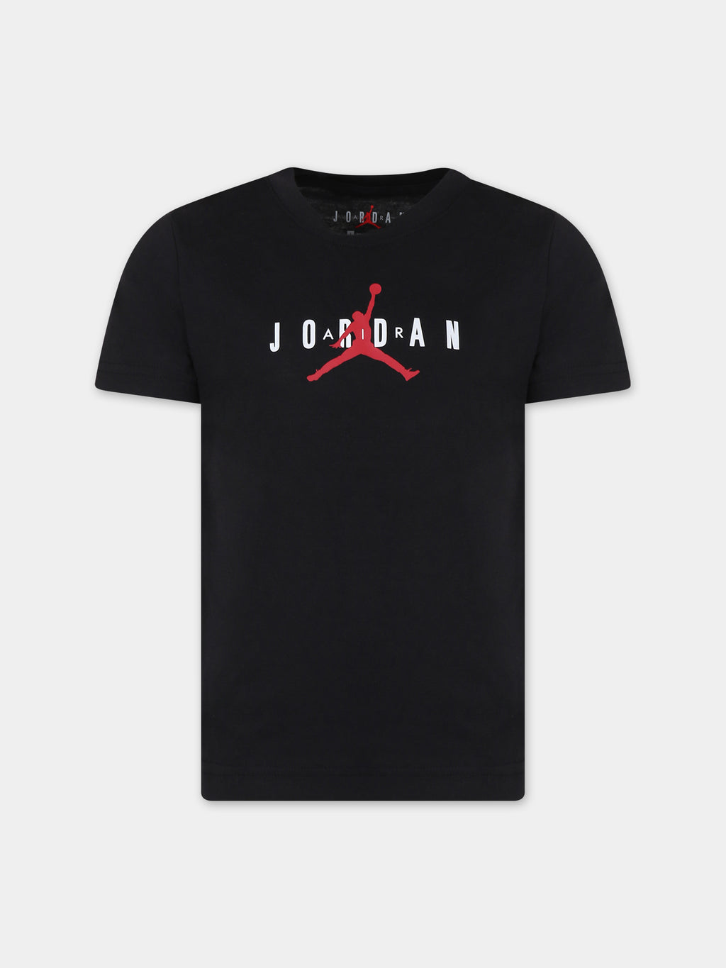 Black t-shirt for boy with iconic Jumpman