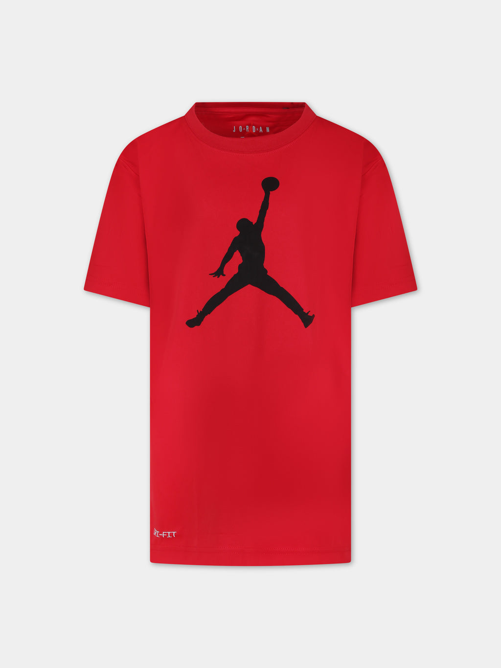 Red t-shirt for boy with iconic Jumpman