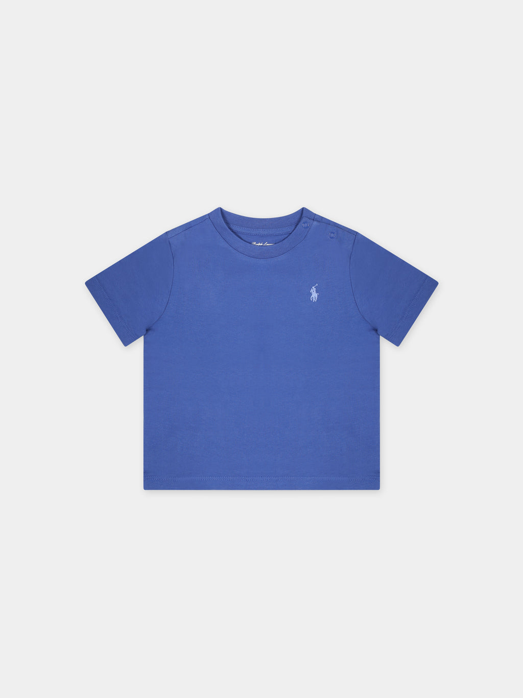 Blue t-shirt for baby boy with pony