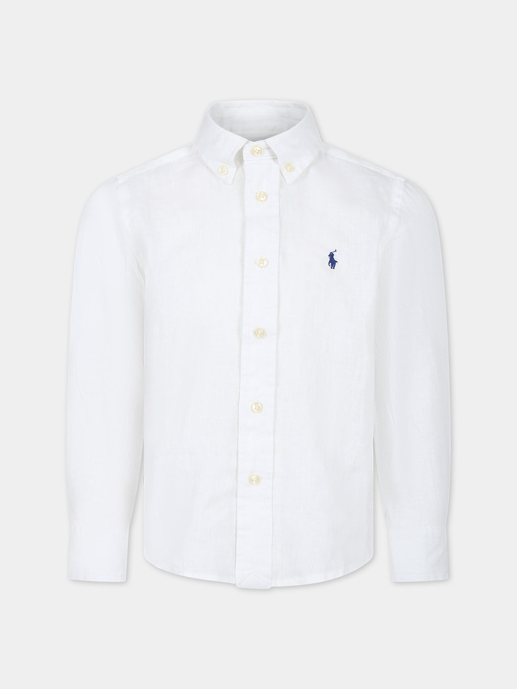 White shirt for boy with pony