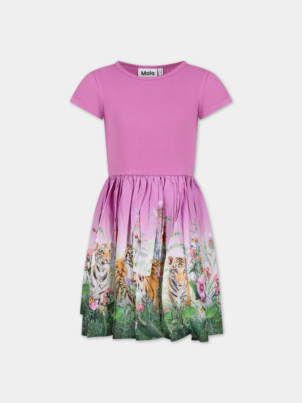 Robe décontractée fuchsi pour fille