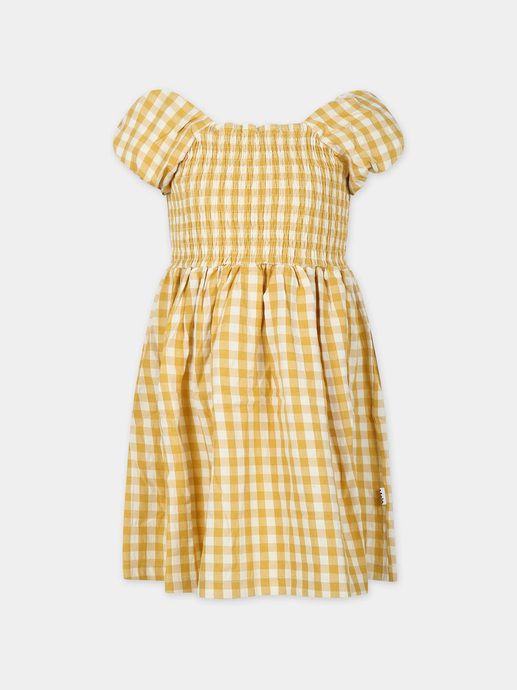 Vestito casual giallo Cherisla per bambina