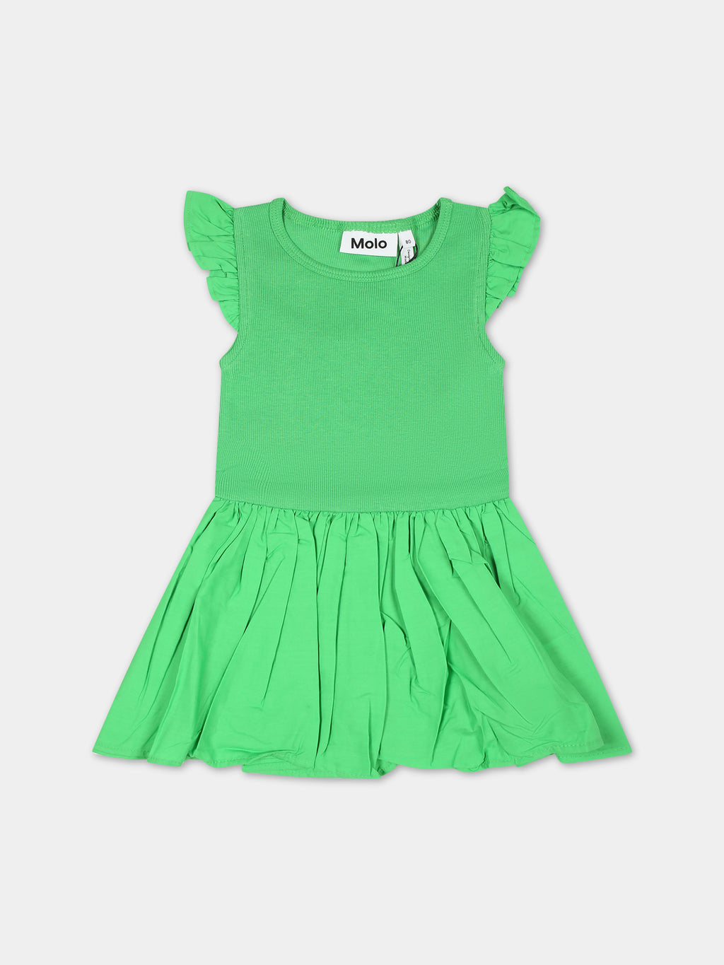 Robe verte pour bébé fille
