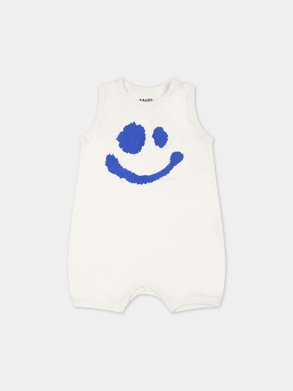 Ivory romper for babykids with smiley