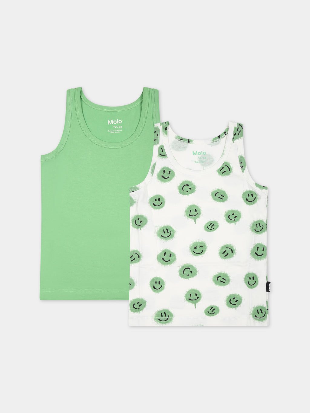 Multicolor tank tops set for boy