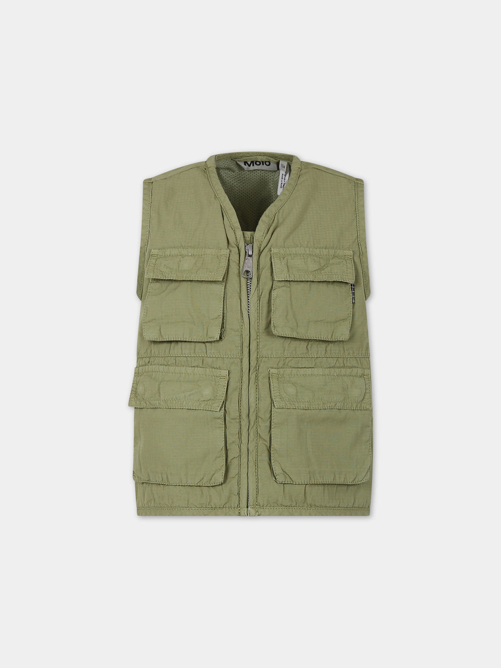 Green vest Haiko for boy