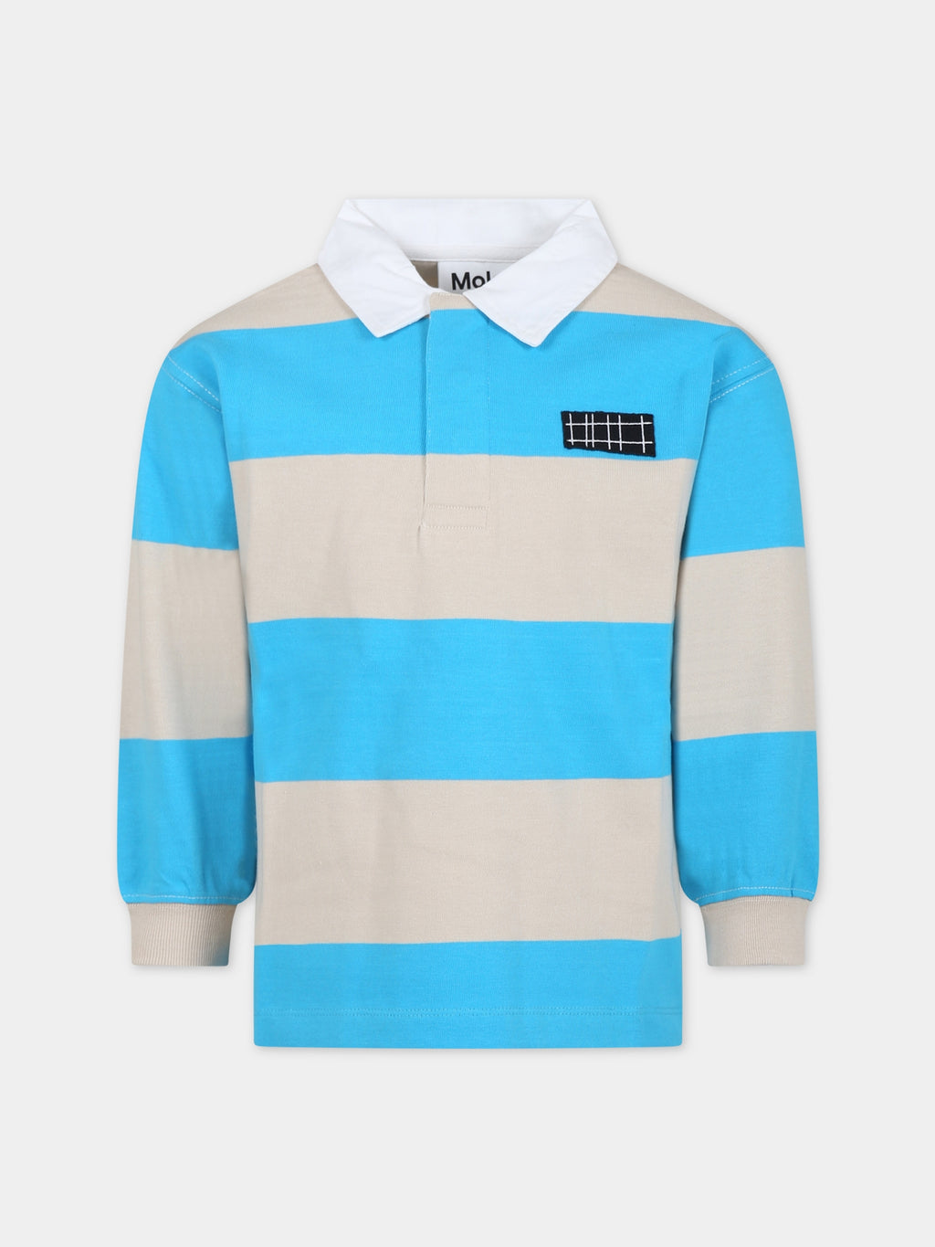 Light blue polo shirt for boy