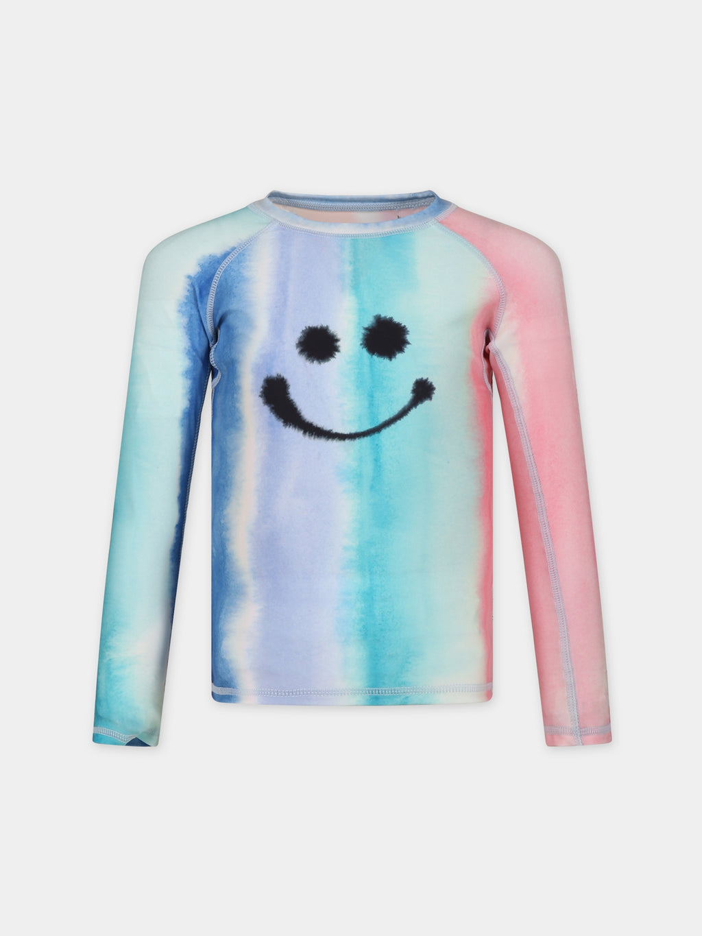 Multicolor t-shirt for kids with smiley