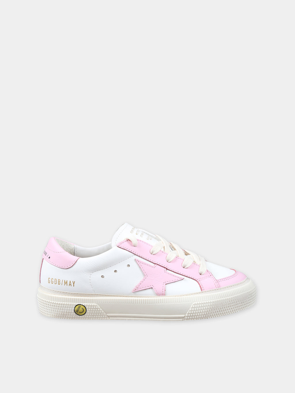 White May sneakers for girl with star