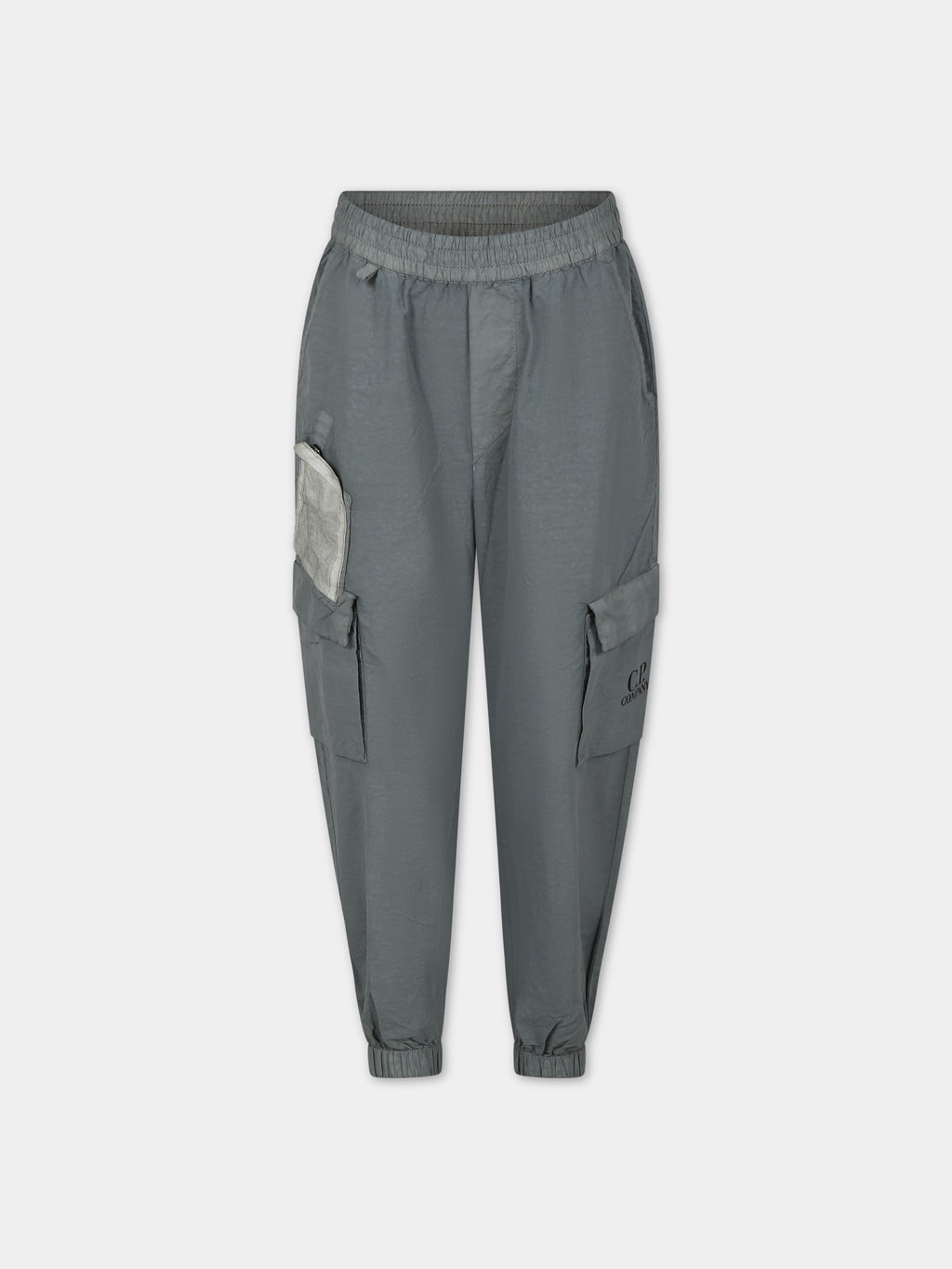 Pantalon vert pour garçon avec logo