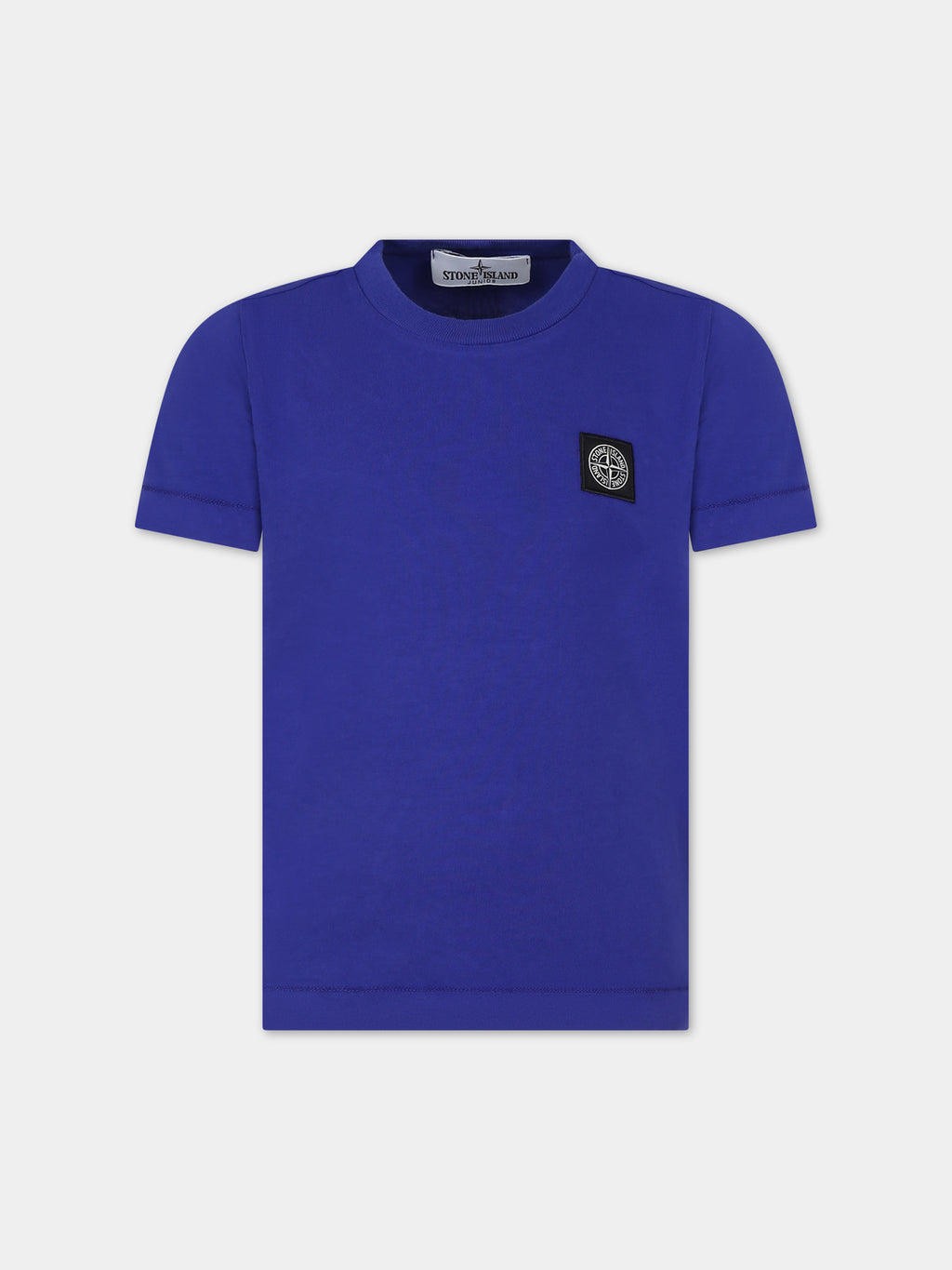 Light blue t-shirt for boy with logo