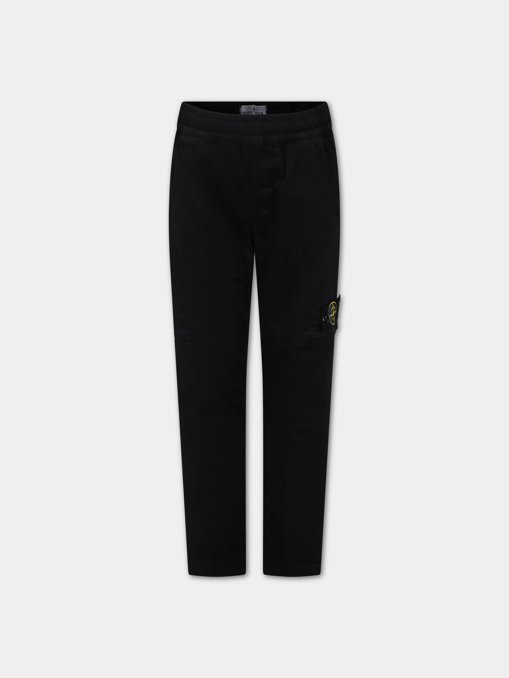 Black trousers for boy with compass