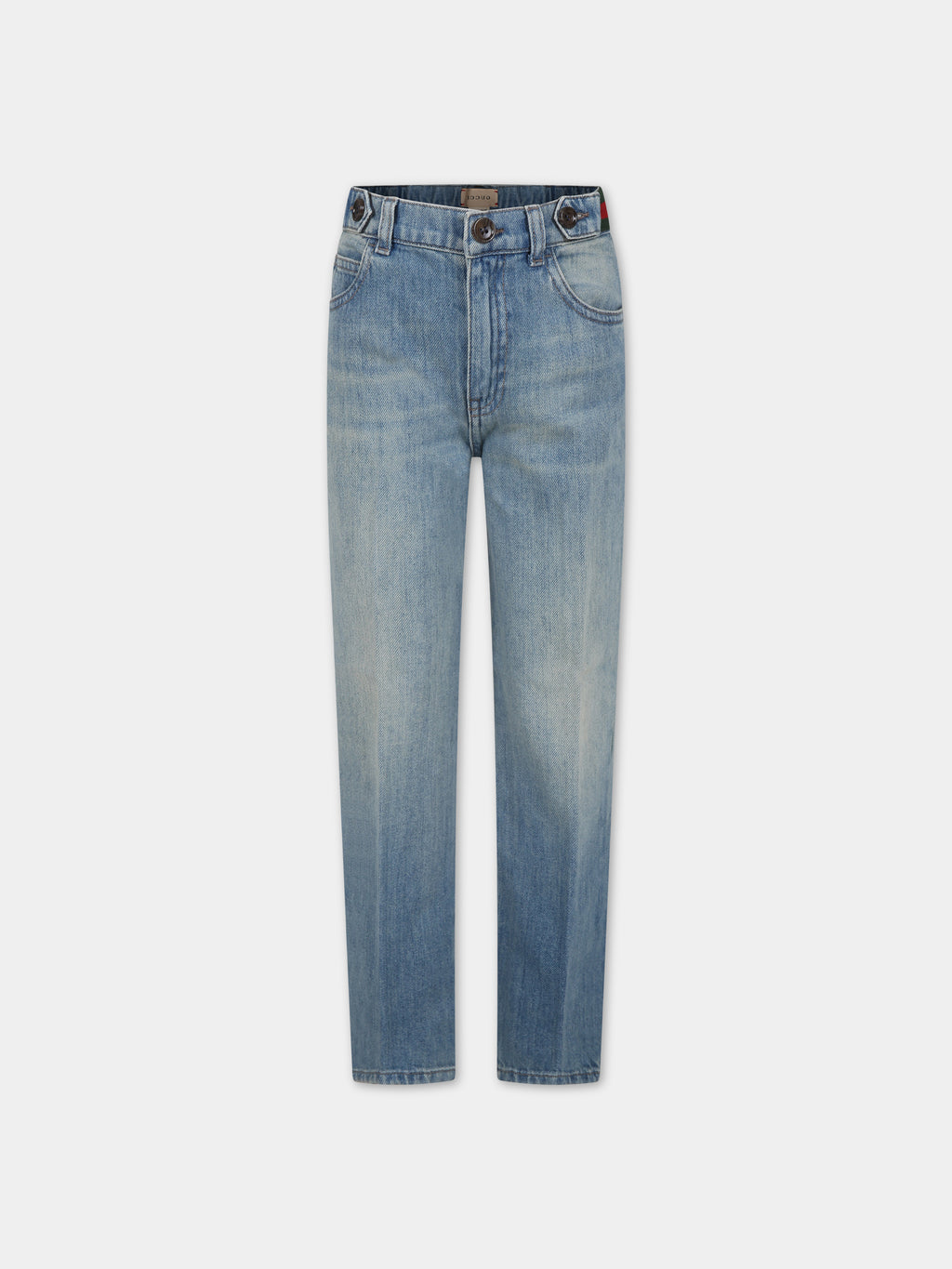 Blue jeans for boy with Web detail