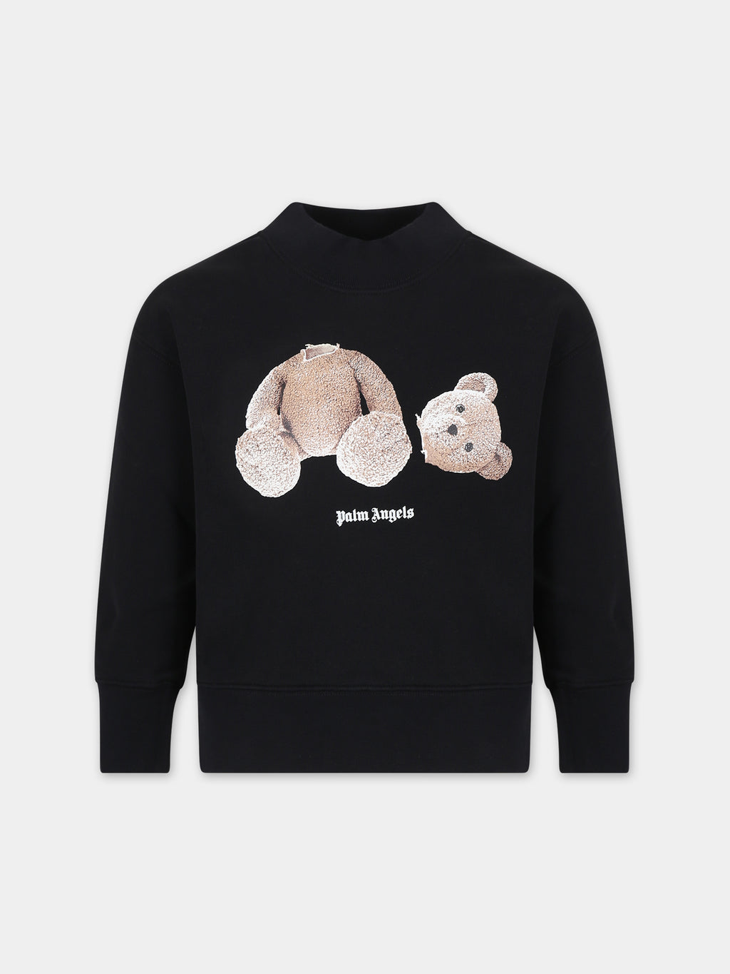 Black sweatshirt for kids with bear