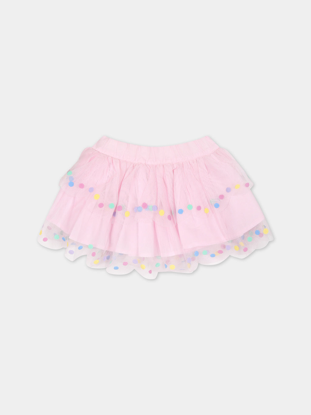 Pink tulle skirt for baby girl