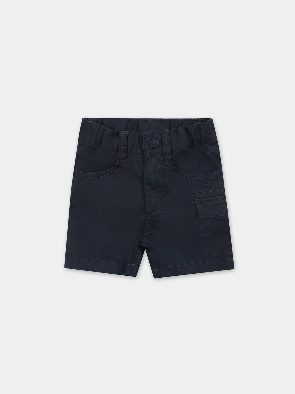 Blue casual shorts for baby boy