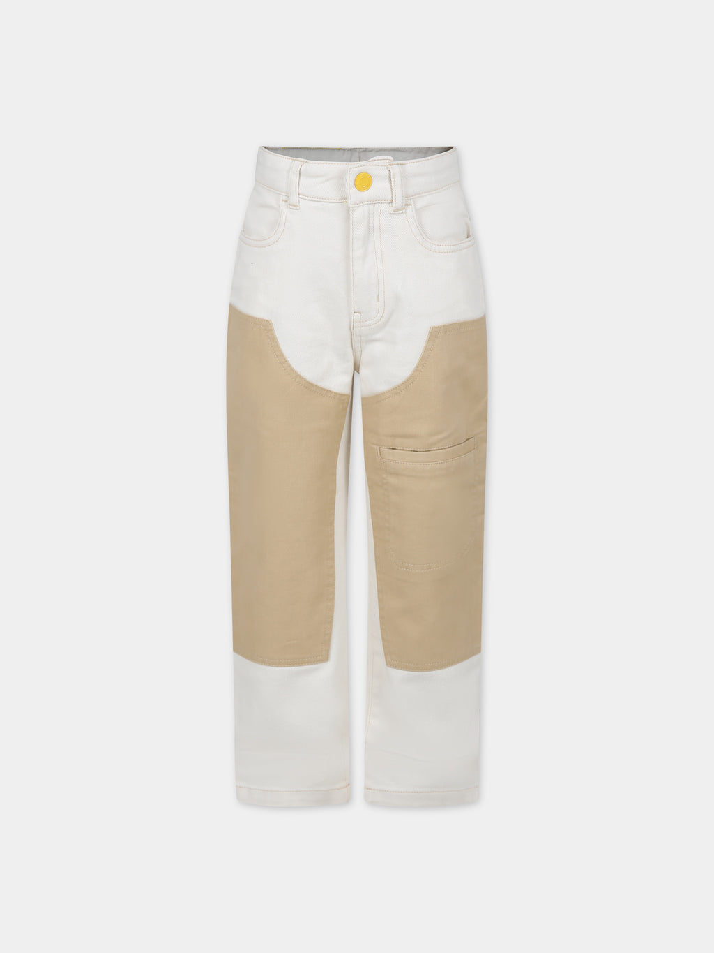 Ivory casual trousers for boy
