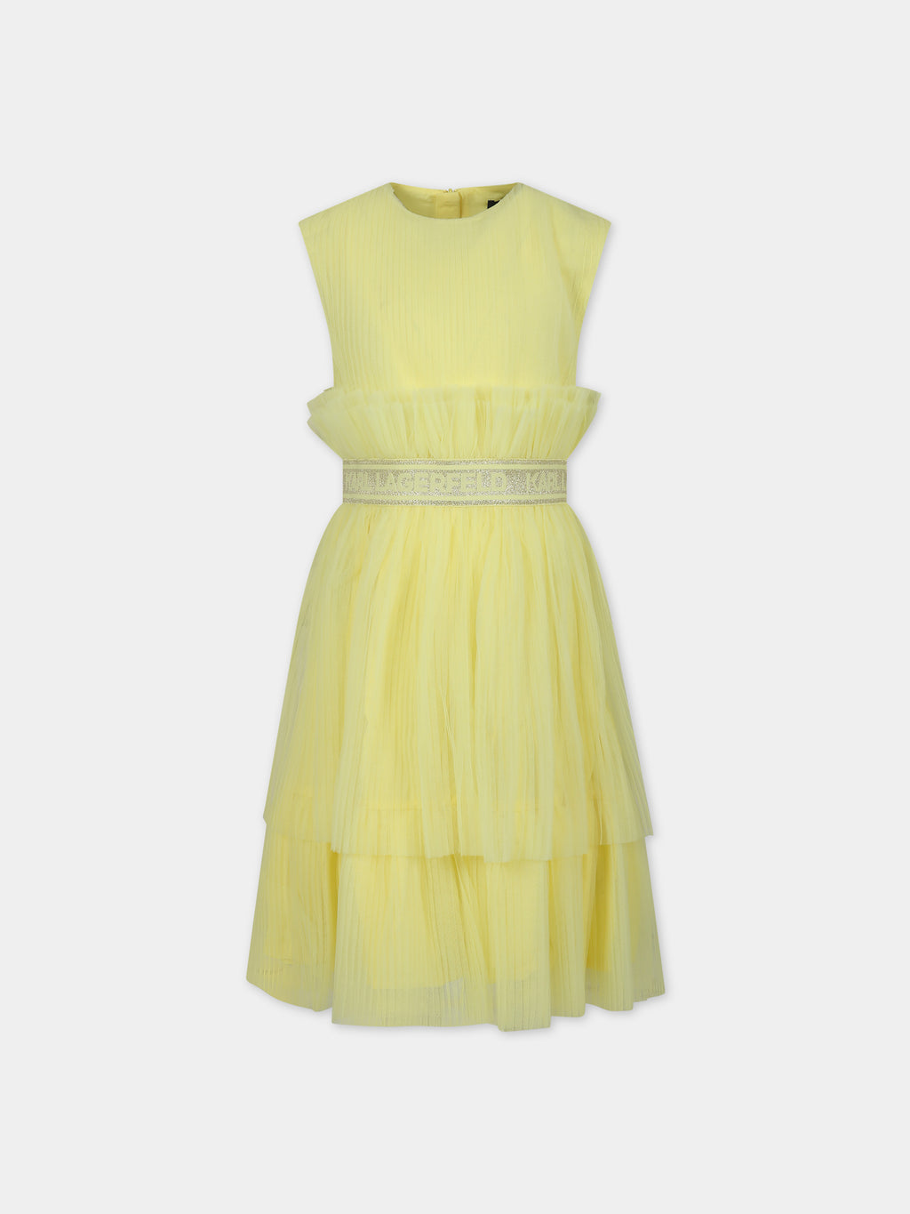 Yellow elegant dress for girl