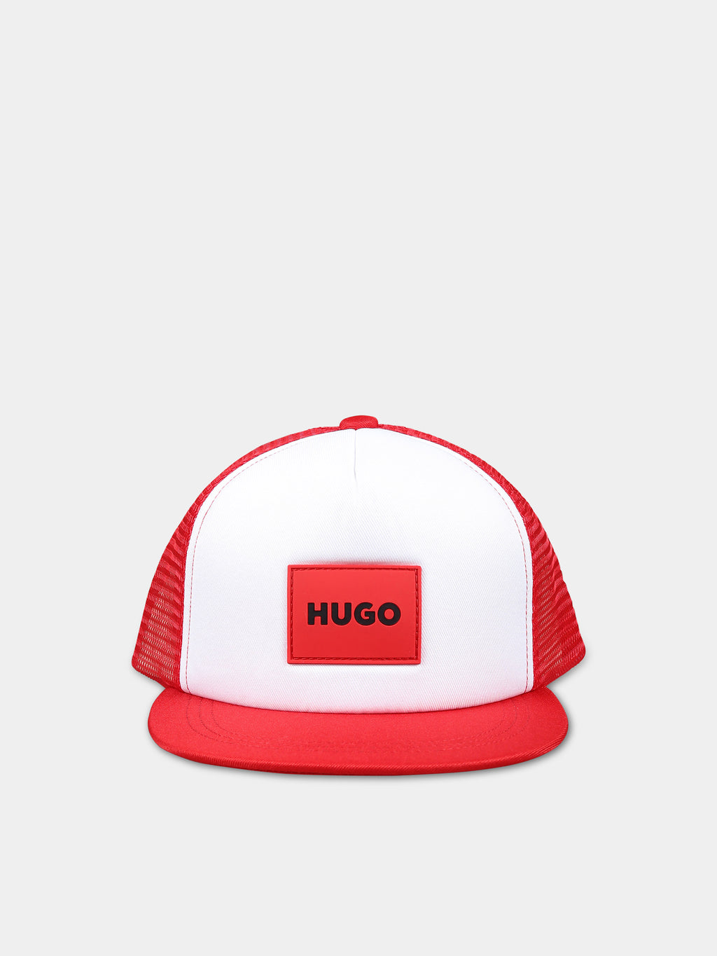 Multicolor visor hat for boy with logo