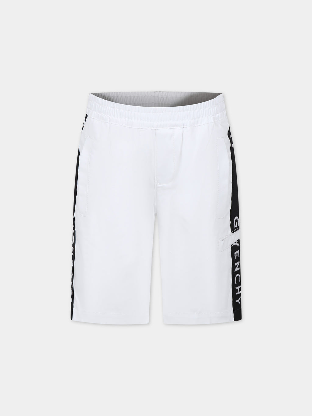 Shorts casual bianco per bambino