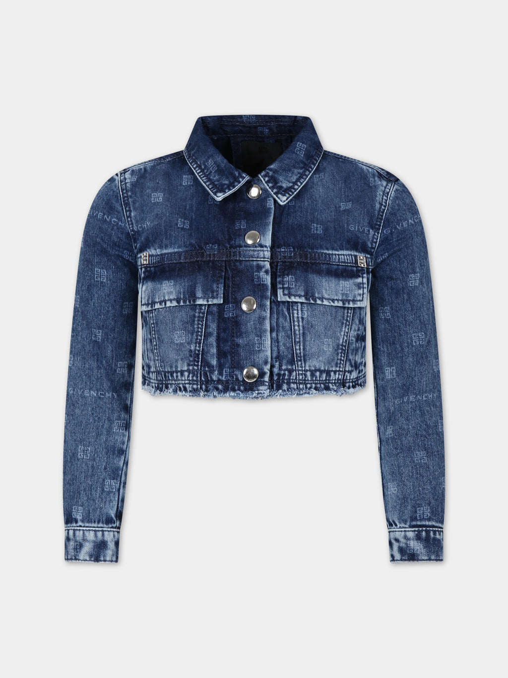 Veste en jean pour fille avec motif 4G