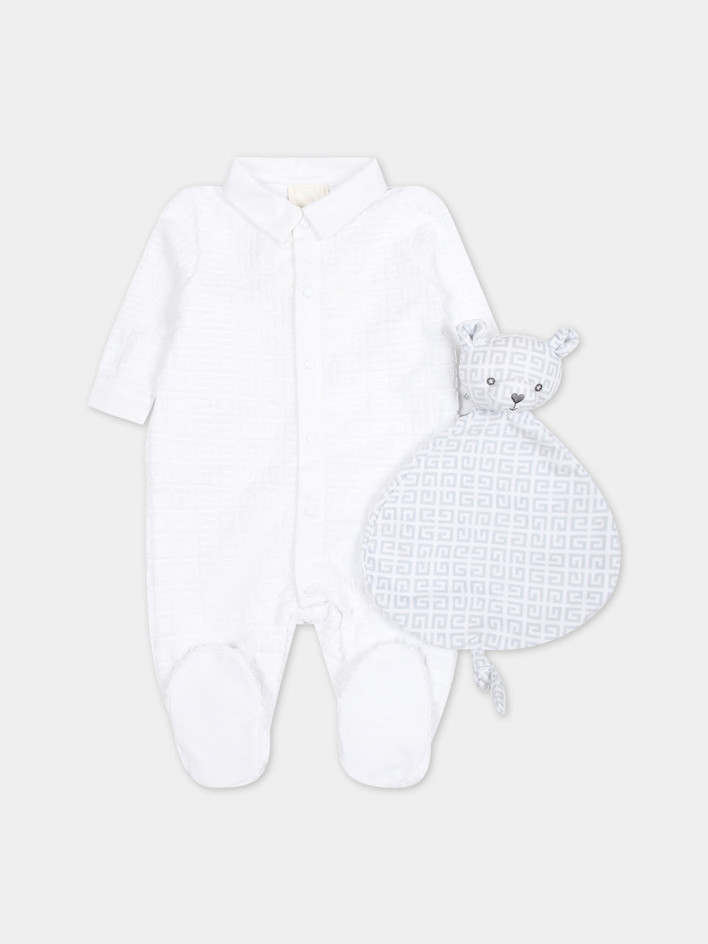 White set for babykids with logo