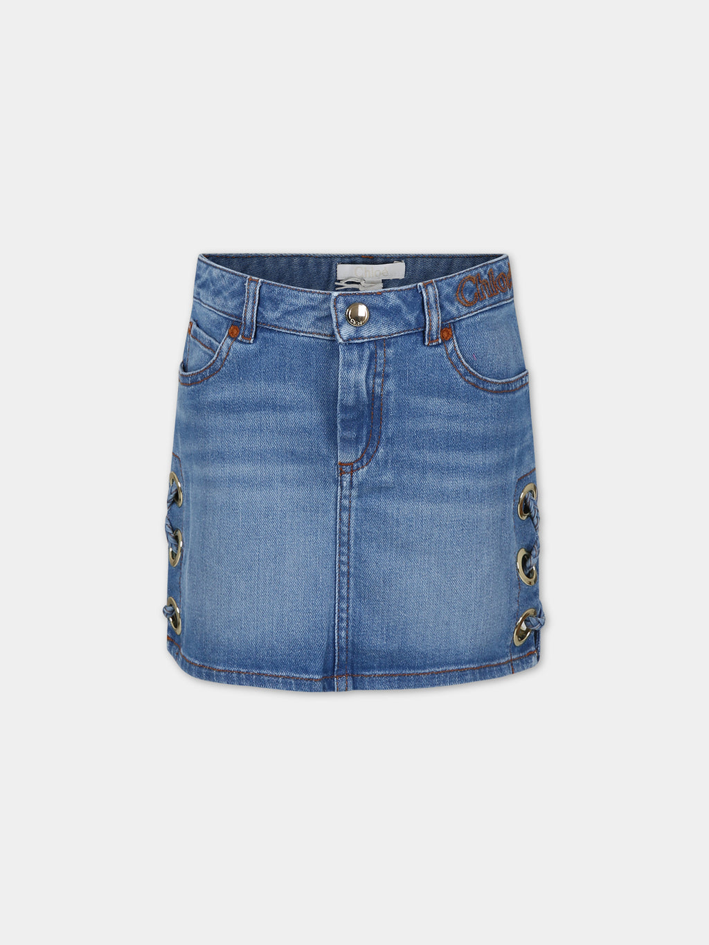 Casual denim skirt for girl