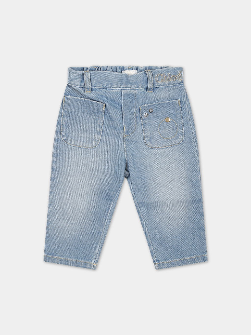 Jean en denim pour bébé fille