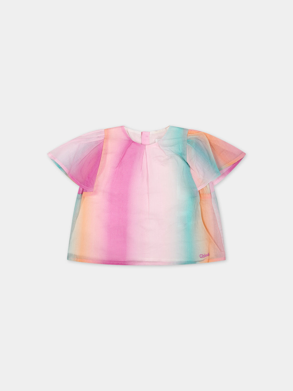 Top multicolore pour bébé fille