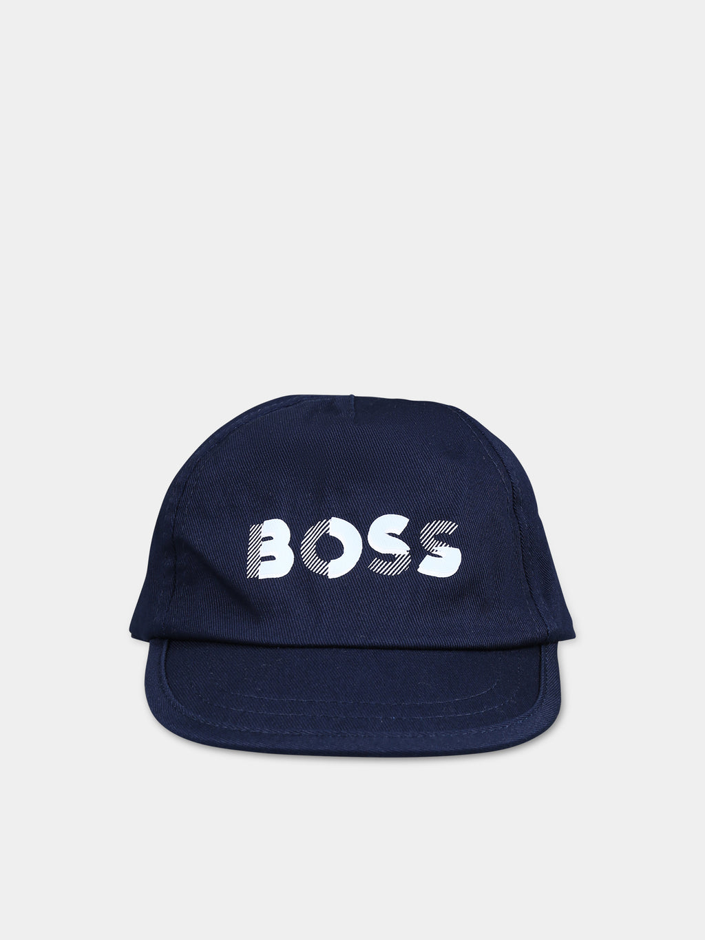 Blue visor hat for baby boy