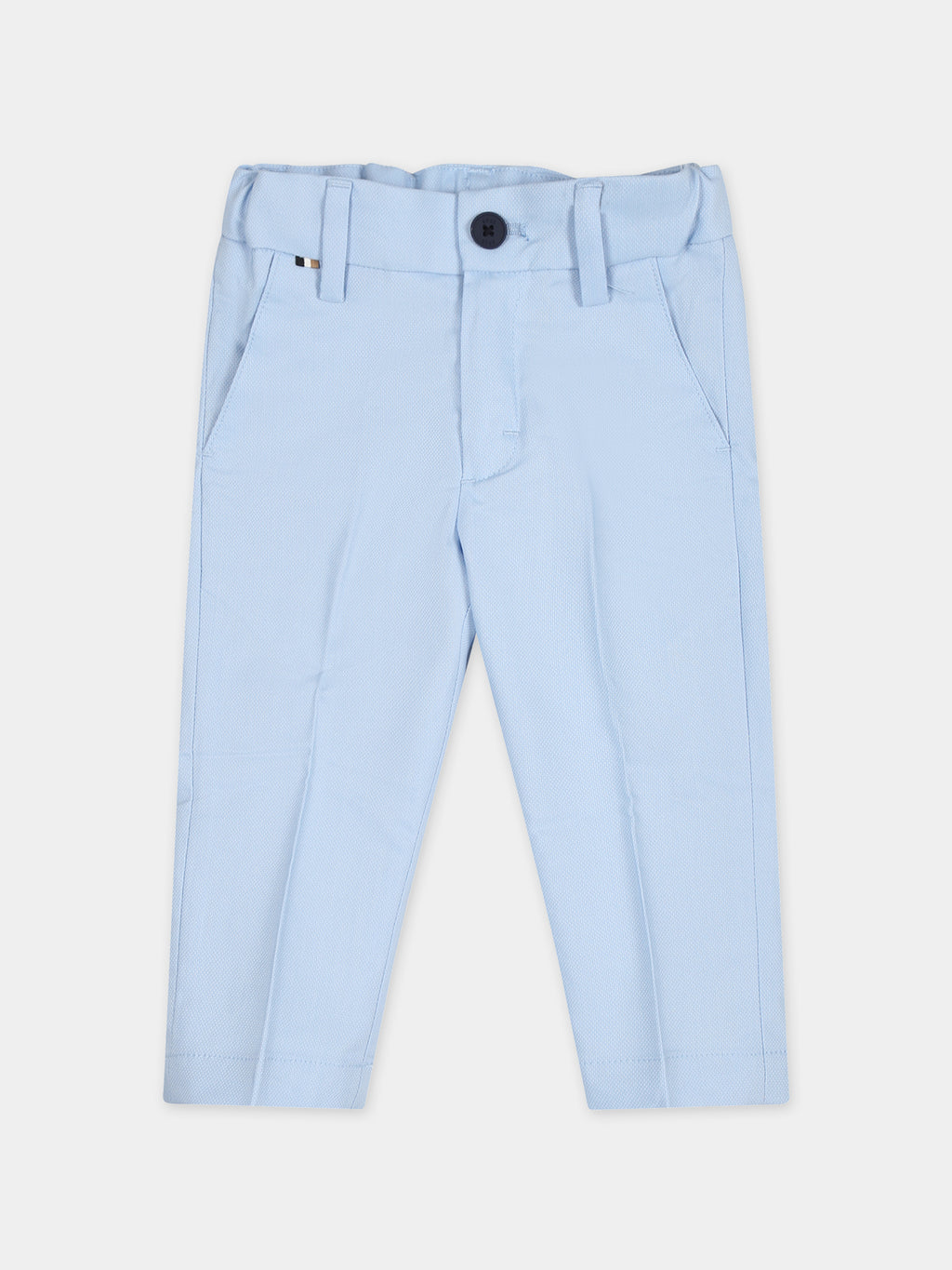 Elegant sky blue trousers for baby boy