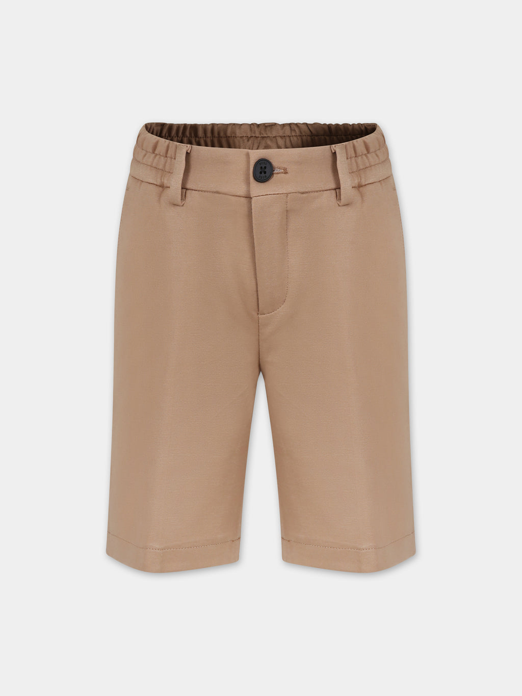 Beige elegant shorts for boy