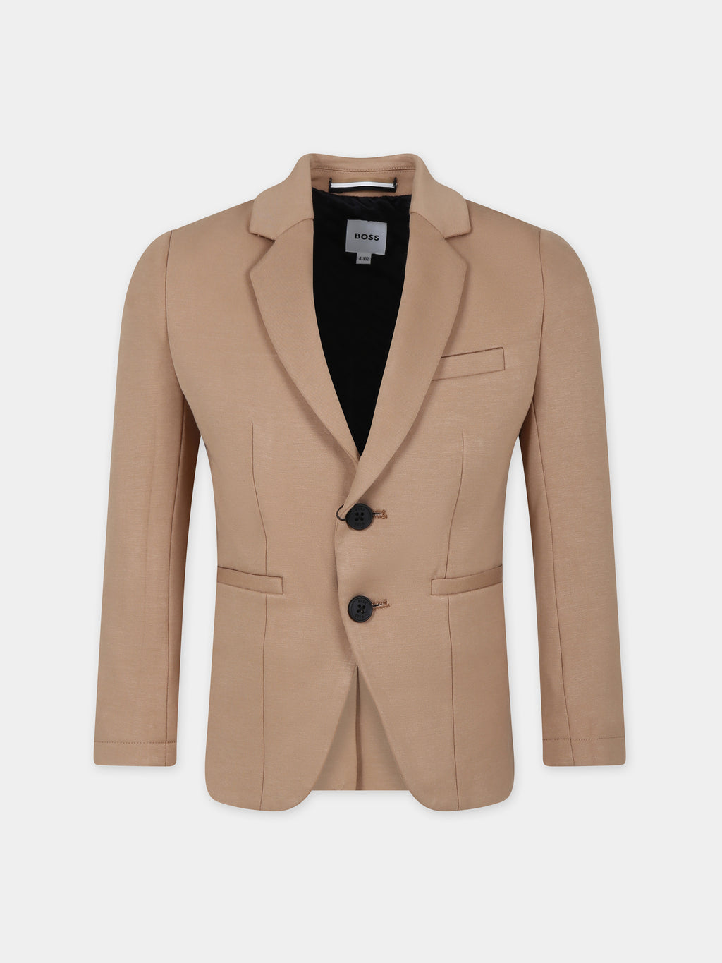 Beige jacket for boy