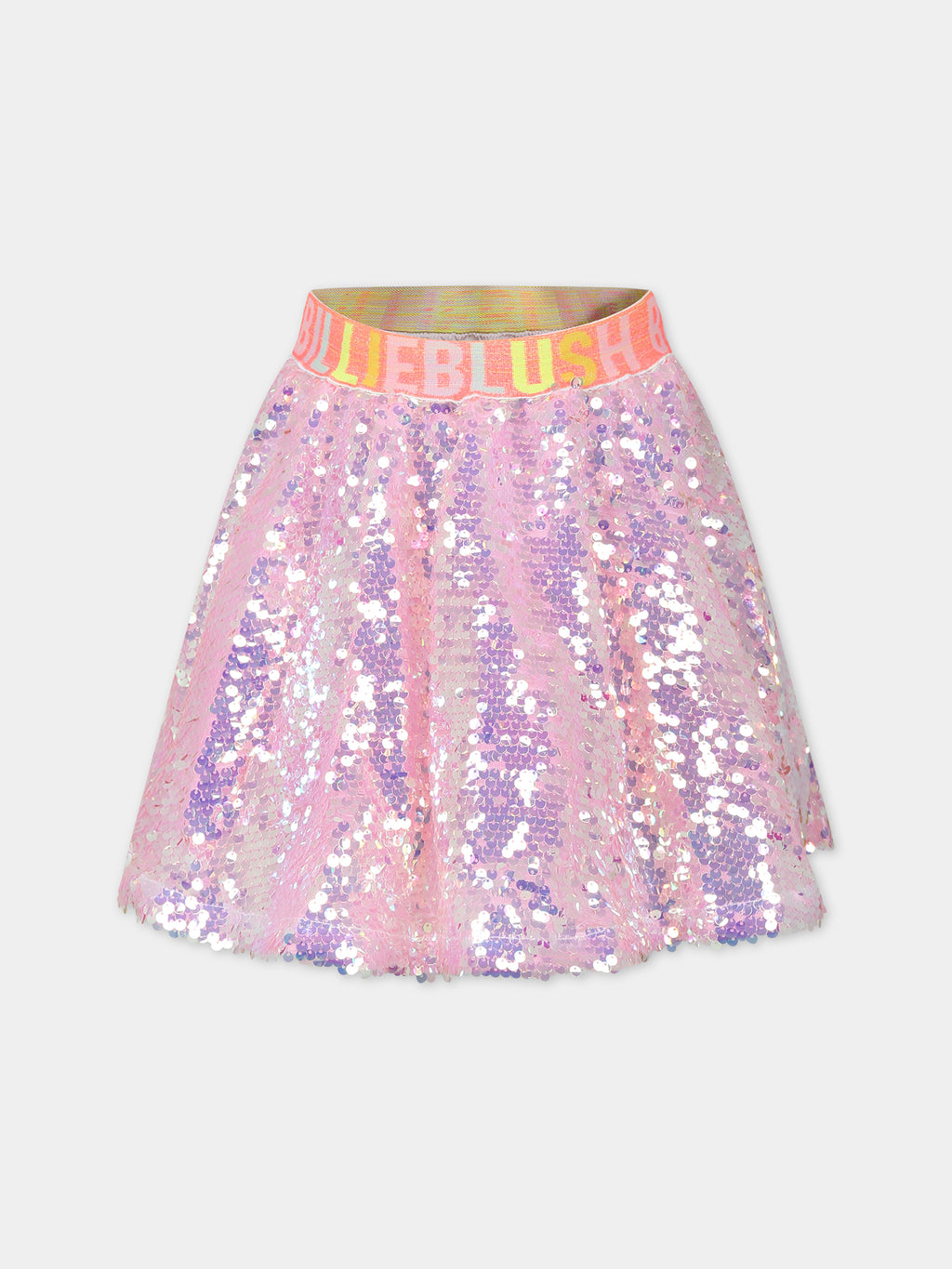 Multicolor skirt for girl with sequins
