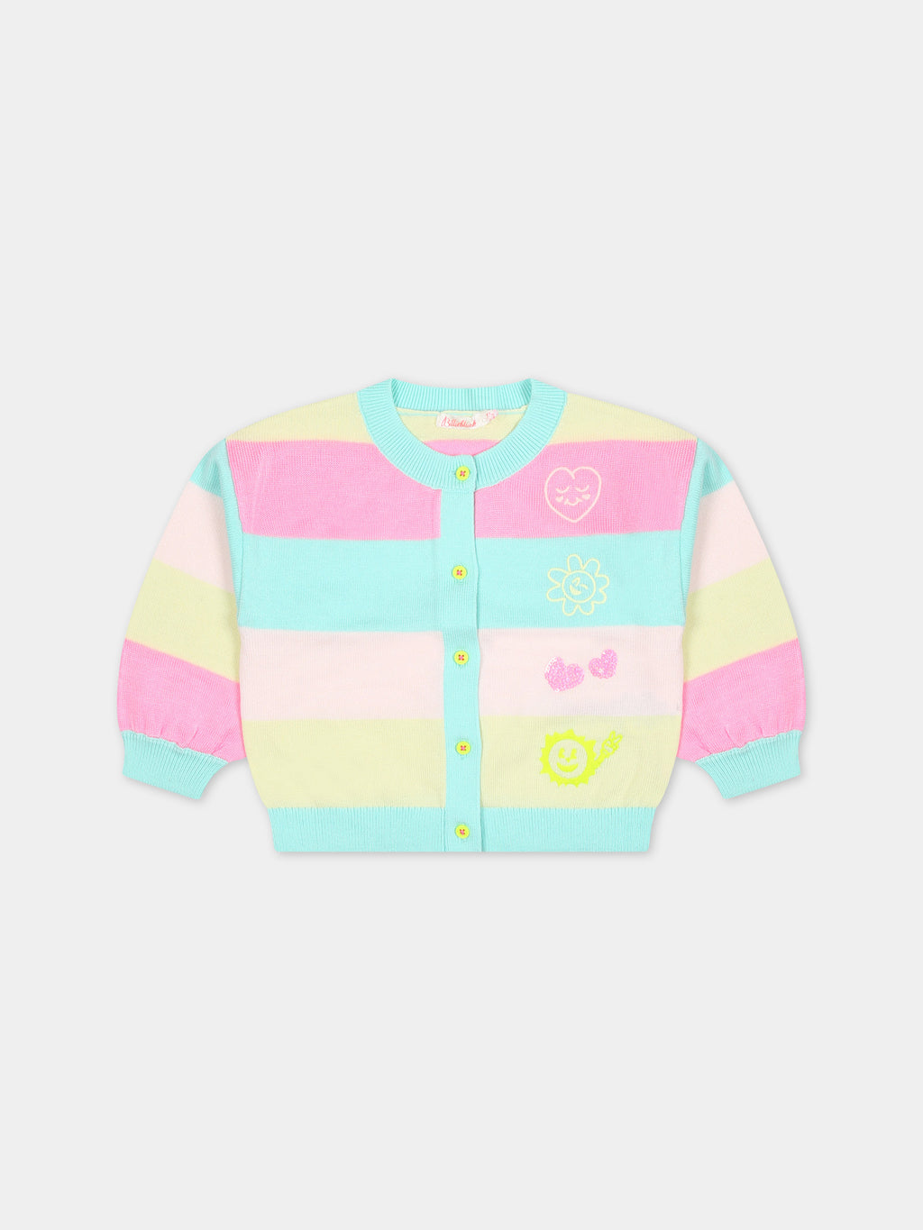 Cardigan multicolore pour bébé fille