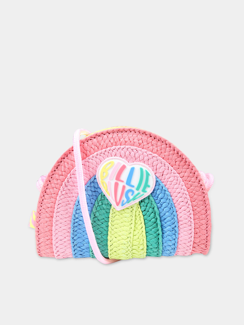Borsa casual multicolor per bambina a forma di arcobaleno