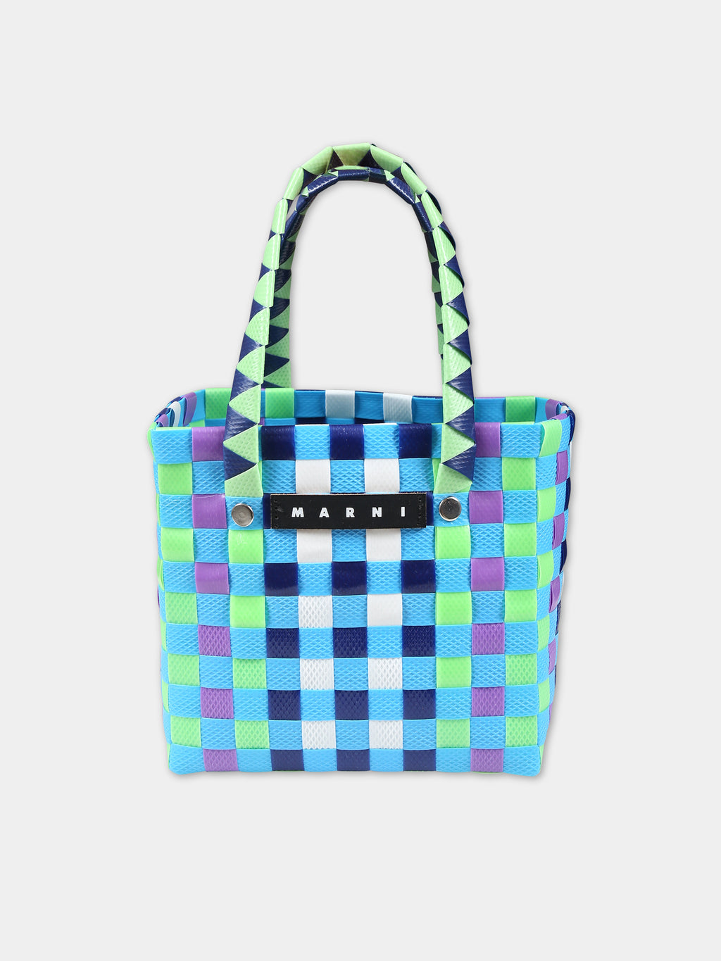 Multicolor bag for girl with logo