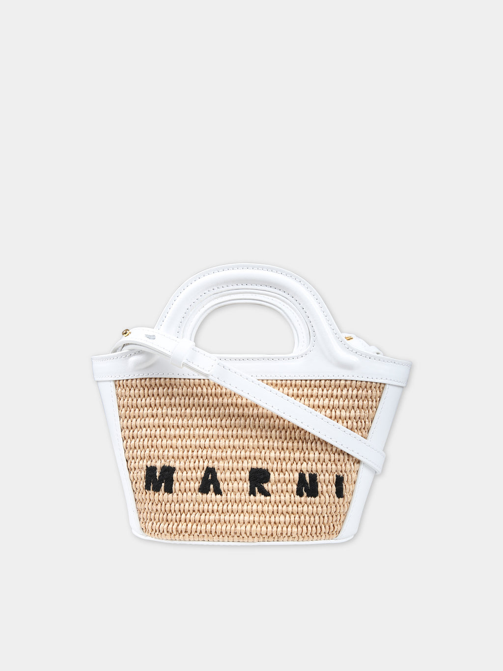 Borsa beige per bambina con logo