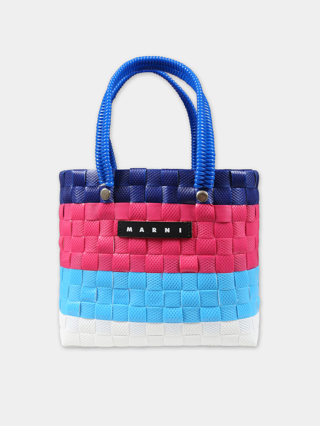 Multicolor bag for girl with logo