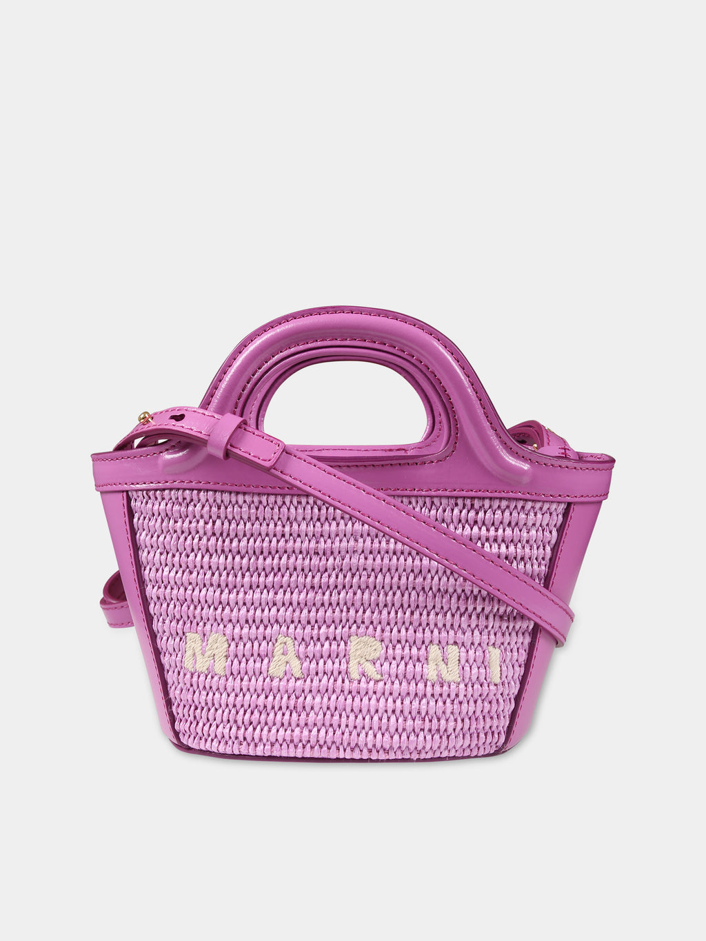 Borsa viola per bambina con logo