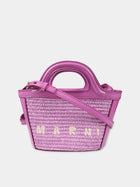 Borsa viola per bambina con logo,Marni Kids,M01161 P3860 00C04