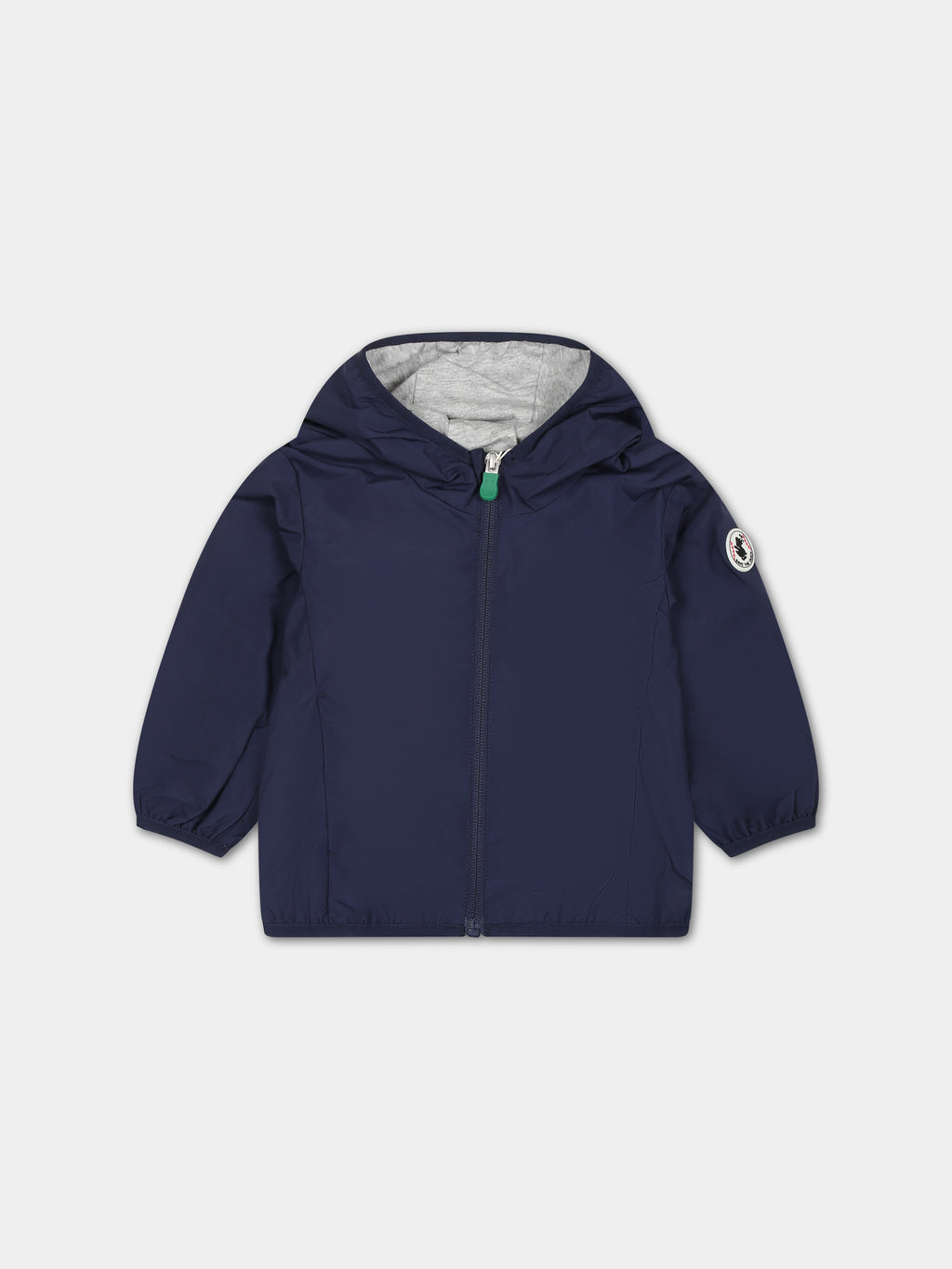 Veste coupe vent Coco bleu pour bébé enfants avec logo