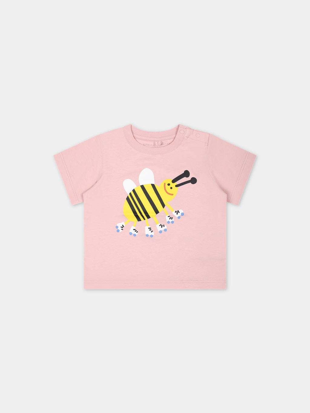 Pink t-shirt for baby girl with bee
